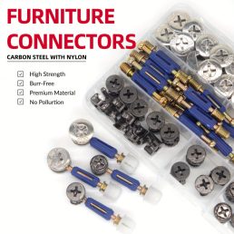 100 db-os 3 az 1-ben bútor cam záróelem készlet