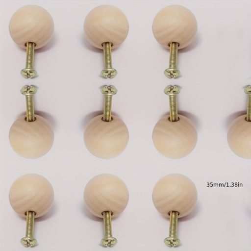 10db Fa Golyó Fiók Fogantyúk