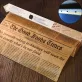   1 tekercs, vintage újság mintájú pergamenpapír, eldobható levegősütő papír