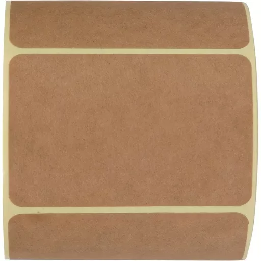 Barna címkéző Papír Matrica