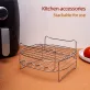   Rozsdamentes acélból készült légkeveréses sütőrács kiegészítő készlet