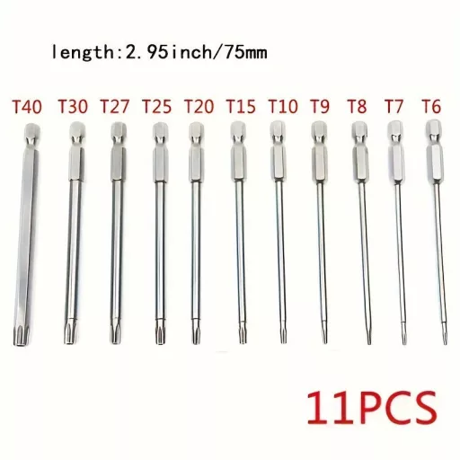 11db precíziós Star Torx bitkészlet