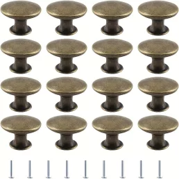 10 db Vintage bronz szekrénygomb