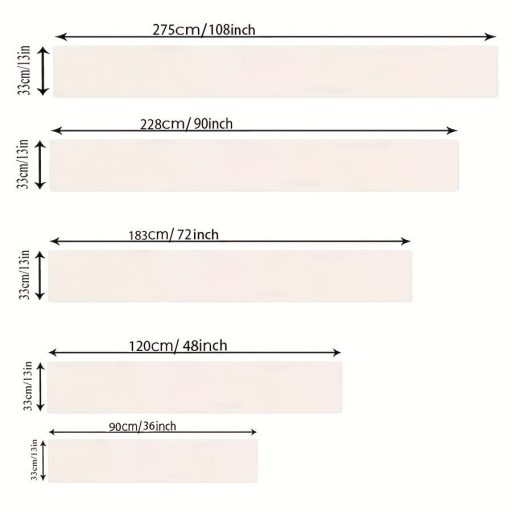 Lenvászon asztali futó vadvirág és levél mintával