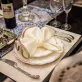 Elegáns 15 darabos Gyöngyös Szalvétagyűrű Készlet