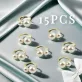 Elegáns 15 darabos Gyöngyös Szalvétagyűrű Készlet