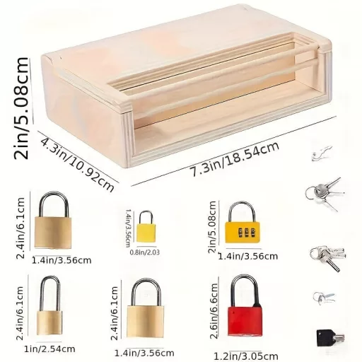 Zár és lakat nyitó oktató játék