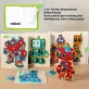 3D Fa Robot Puzzle Bónusz Tollal