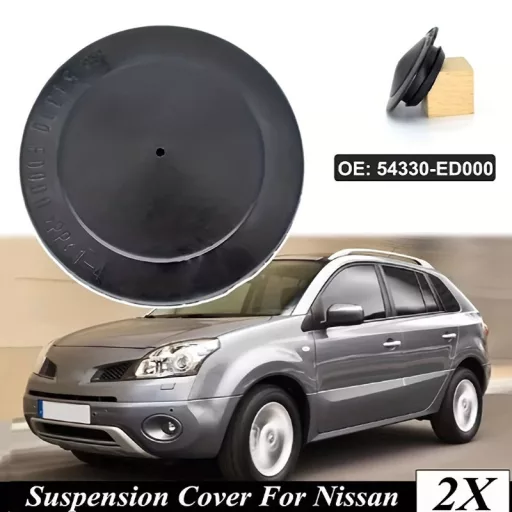 2db NISSAN Első Felfüggesztés Rugószerkezet Takaró