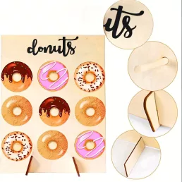 Fa Donut Falitartó Állvány