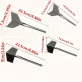 4 darabos ProCraft fém sarokspatula készlet