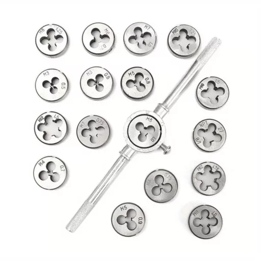 Metrikus Tap Die Készlet M3-M12 Csavarcsatornák