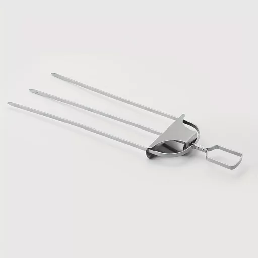 14 hüvelykes rozsdamentes acél BBQ grill nyárs