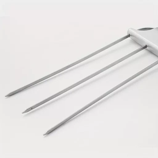 14 hüvelykes rozsdamentes acél BBQ grill nyárs