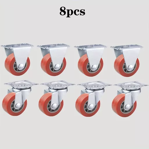 8db Tartós PVC Görgő