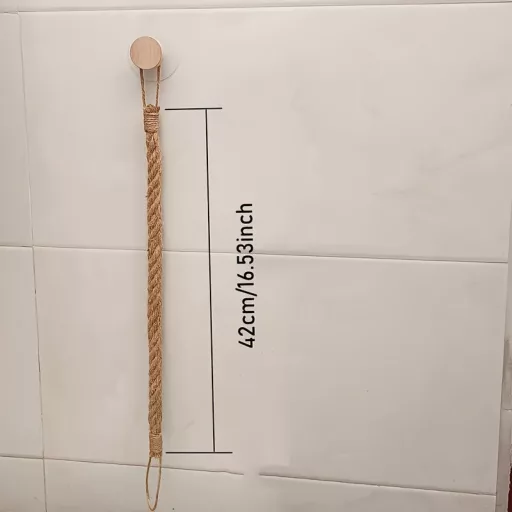Rusztikus Kenderkötél WC Papírtartó