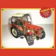 Cseh Zetor traktor papírmodell készlet