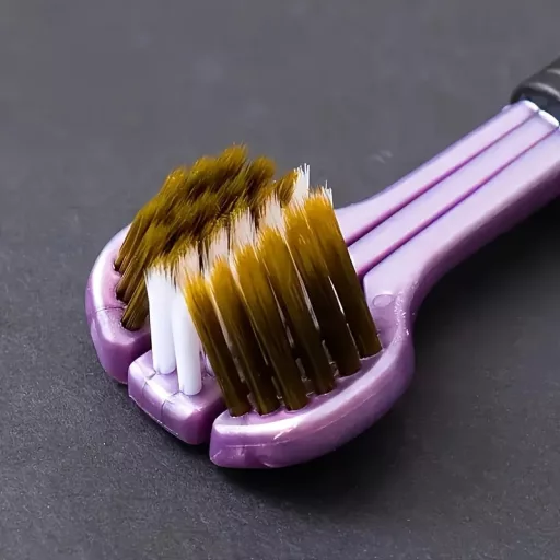 2db Ergonomikus Háromoldalú Puha Sörtéjű Fogkefe