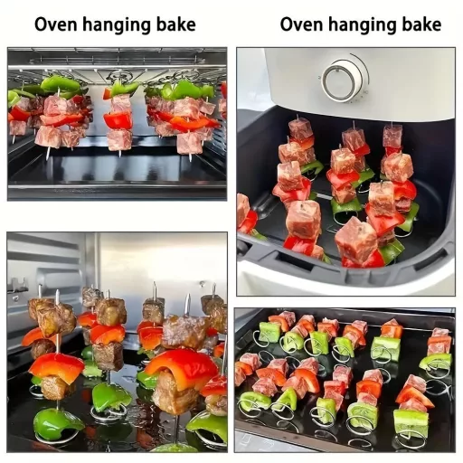 Függőleges rozsdamentes acél grilltű