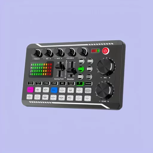 LED hangkeverő pult – multi-effekt audio vezérlés hangerővel, basszussal, track módokkal