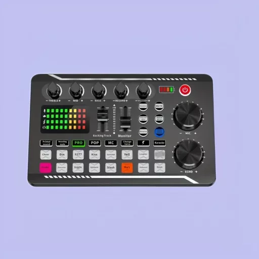 LED hangkeverő pult – multi-effekt audio vezérlés hangerővel, basszussal, track módokkal