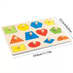 Geometriai forma elhelyező tábla,