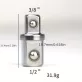   Négyzet alakú hajtómű-adapter készlet, szénacél anyagból
