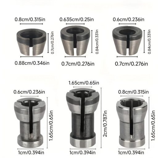 8 darabos keményfém fúróadapter készlet