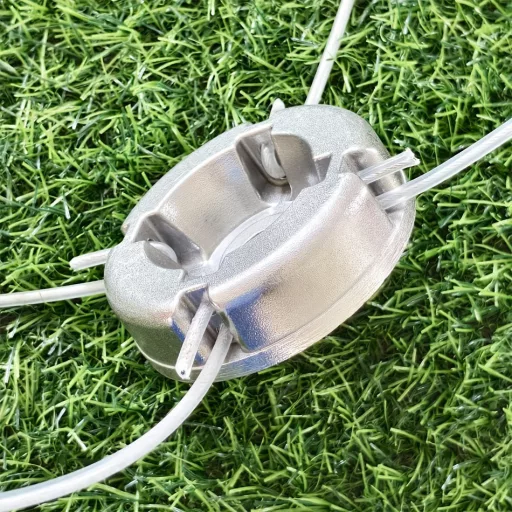 Univerzális Alumíniumötvözet Fűnyírófej Tartós Nylon Acélhuzallal