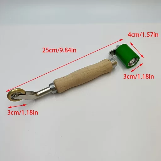 Kétfejű festőhenger szilikon-teflon rézkerekekke