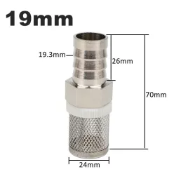   8–20 mm tömlőszűrő – Rozsdamentes acél hálós szűrő, öntözéshez, autómosáshoz, akváriumhoz, vízszivattyú szűréshez.