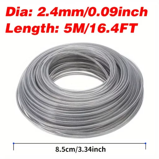 6db Acélhuzalos nylon trimmer zsinór