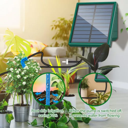 Solar csepegtető öntözőrendszer kertbe