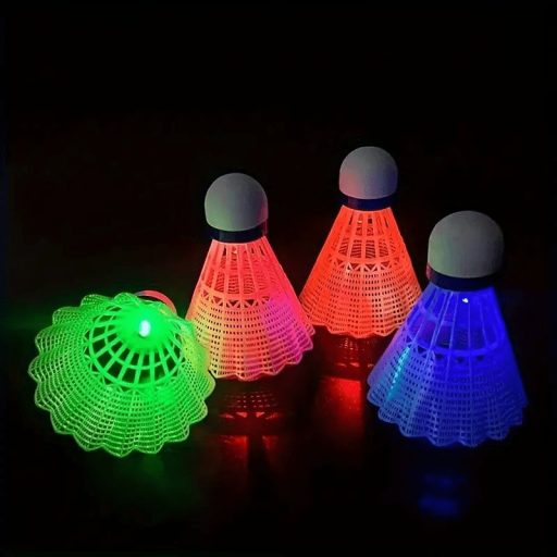 4db Sötétben világító Tollaslabda készlet