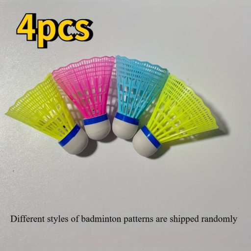 4db Sötétben világító Tollaslabda készlet