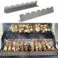   2db Készlet Többfunkciós Rozsdamentes Acél Kebabsütő, Anti-Deformáció BBQ Karossütő Tartó