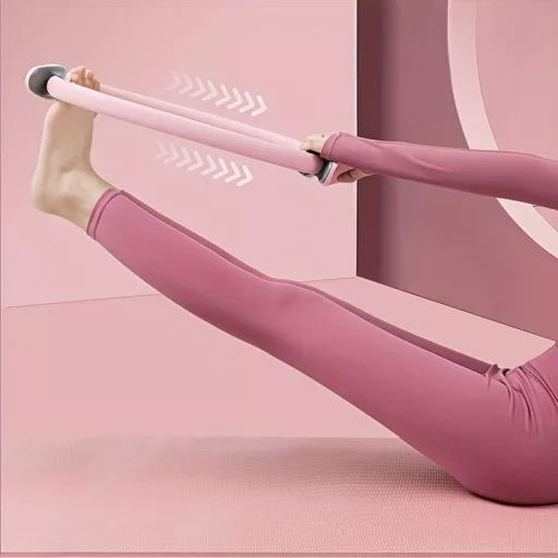Univerzális Rózsaszín Pilates Gyűrű Teljes Test Fitneszhez Rózsaszín