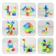   Strapabíró és szórakoztató gyermek puzzle oktató játék