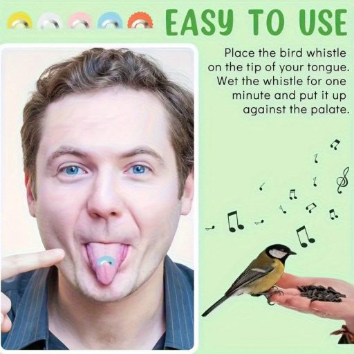 Madársíp Piros - 1 db Madár síp