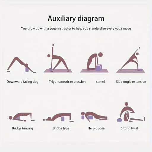 2 db egyszínű jógatégla, csúszásmentes, nagy sűrűségű jógablokkok, alkalmasak testformáláshoz, lábnyomáshoz, jógához és pilateshez Yoga Brick-Lila/2db