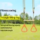   Beállítható Fitness Hintaszék Háromszög Alakú Függőgyűrűkkel