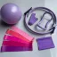 10db Pilates Fitness Készlet Pilates 10 darabos készlet lila