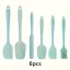 6 darabos Prémium Szilikon Spatula Készlet Nordic Green - 6 db