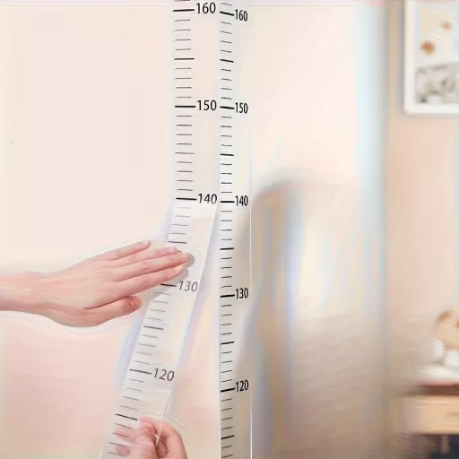 1 Tekercs Öntapadós Magasságmérő Matricák 1 db
