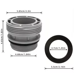 Medence tömlőátalakító adapter