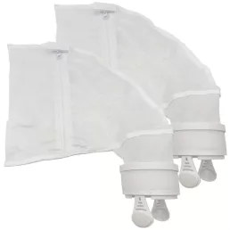   Medence Tisztító Univerzális Csomag Cipzárral a Polaris 280 Medence Tisztítóhoz, Tartós Nylon Hálótasakok Rögzített Pánttal (2db)