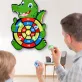   Gyerekeknek szánt állatos darts játék tapadókorongos labdákkal