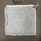   Nylon szűrőháló IBC hordókhoz – 5 db-os készlet, 30×30 cm, esővízgyűjtéshez és víztartály szűréshez