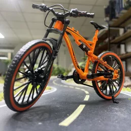   1:10 méretarányú ötvözet miniatűr versenykerékpár modell