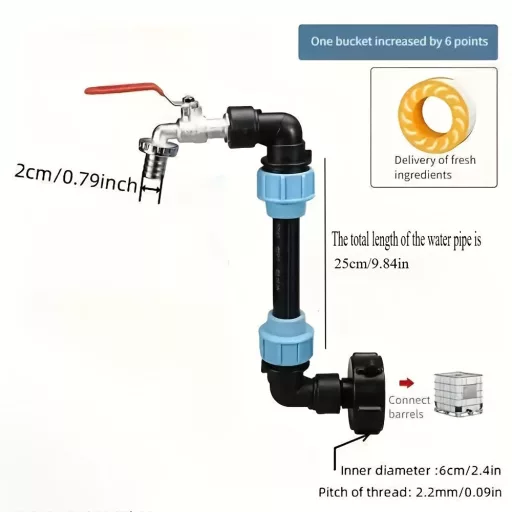 IBC Adapter Készlet – Réz Csapcsatlakozóval